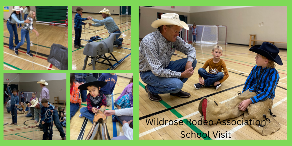 Wildrose Rodeo Association School Visit