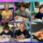 Grade 45 class made traditional Ukrainian Easter eggs