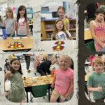 The 23 class learned about lines of symmetry by creating their own symmetrical pictures!