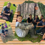 Gr. 6-9 enjoyed a day of Outdoor Learning at the Nature Alive Adventure Center (near Goose Lake) on Sept. 8. In the afternoon we learned aout wood carving, fire lighting, and shelter building .