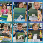 northern light polar bear art