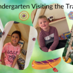 Kindergarten Visiting the Trappers Tent